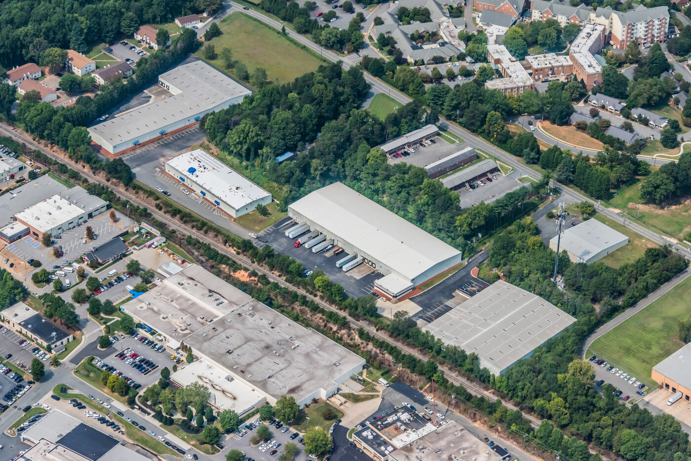 5160 Indiana Ave, Winston-Salem NC — aerial